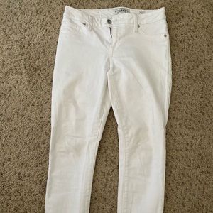 Lucky Brand Lolita White Crop Jeans